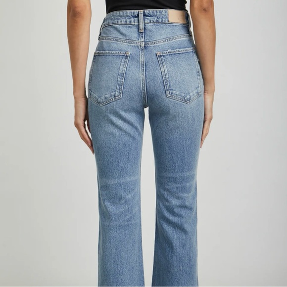 Rails The Sunset High Rise Slim Flare Size 25 Cascade Blue Denim Jeans Pants - Picture 3 of 8